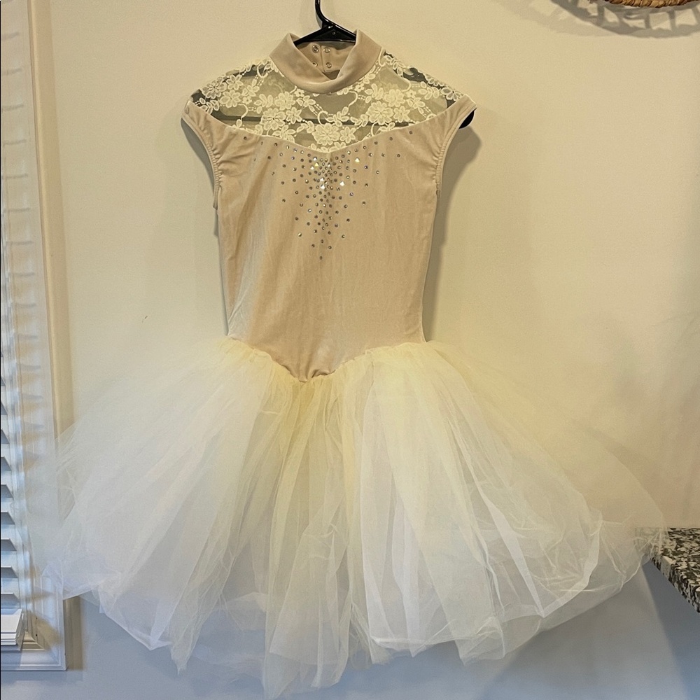 Weissman Cream Adult Kids Dance Costume Adult Medium
